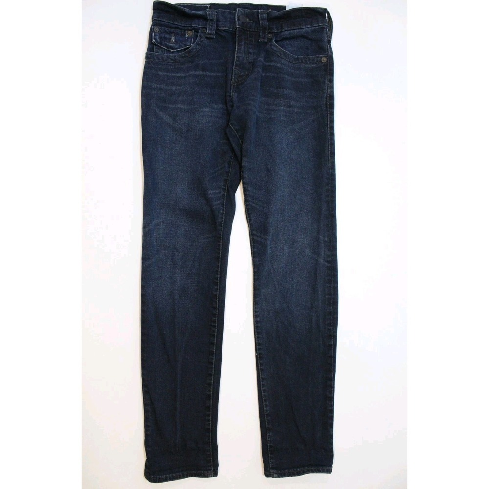 True Religion Geno Blue Jeans Size 30 x 33 Mens Denim Relaxed Slim